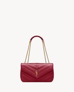 YSL LOULOU medium in MATELASSÉ lambskin